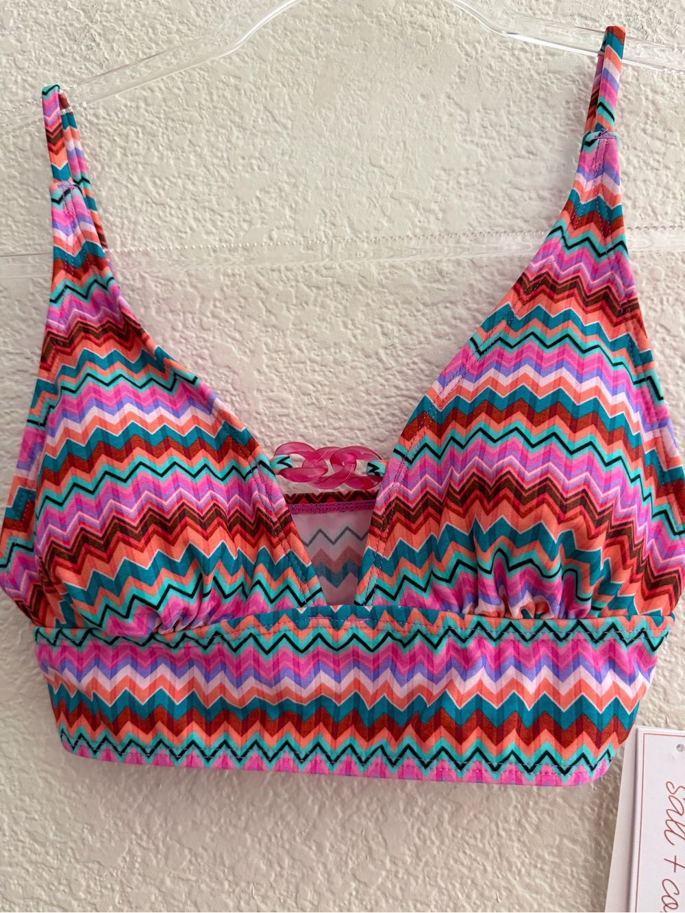 Salt + Cove Juniors Front Tab Midkini Top - Picture 5 of 6